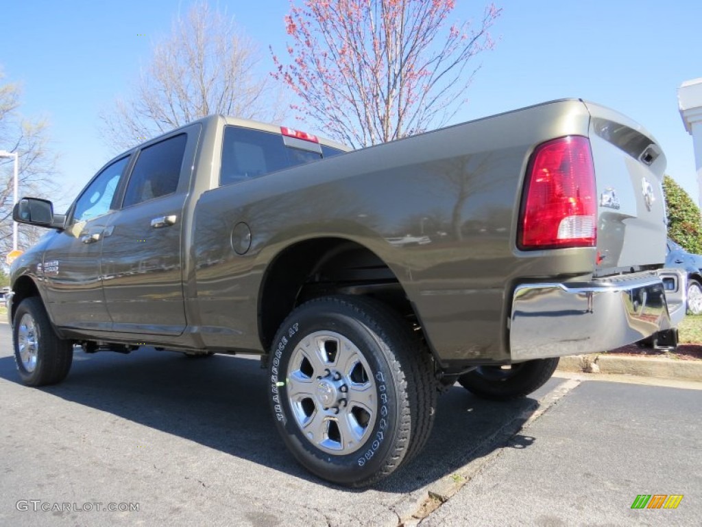 2014 2500 Big Horn Crew Cab 4x4 - Prairie Pearl Coat / Black/Diesel Gray photo #2