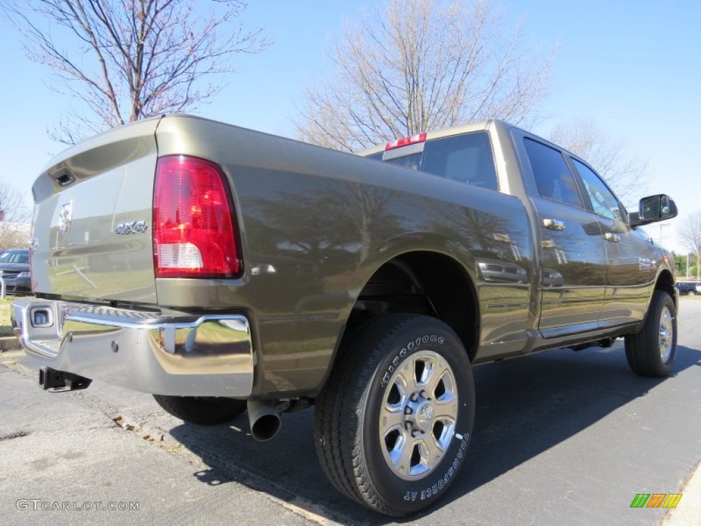 2014 2500 Big Horn Crew Cab 4x4 - Prairie Pearl Coat / Black/Diesel Gray photo #3