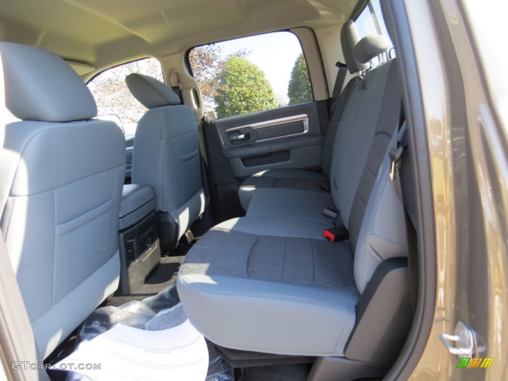 2014 2500 Big Horn Crew Cab 4x4 - Prairie Pearl Coat / Black/Diesel Gray photo #8