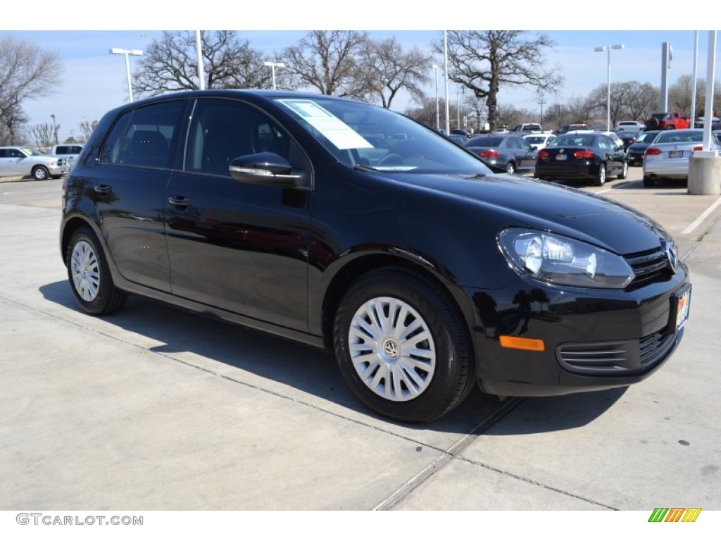 Black 2012 Volkswagen Golf 4 Door Exterior Photo #91817087