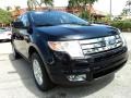 2008 Dark Ink Blue Metallic Ford Edge SEL  photo #2