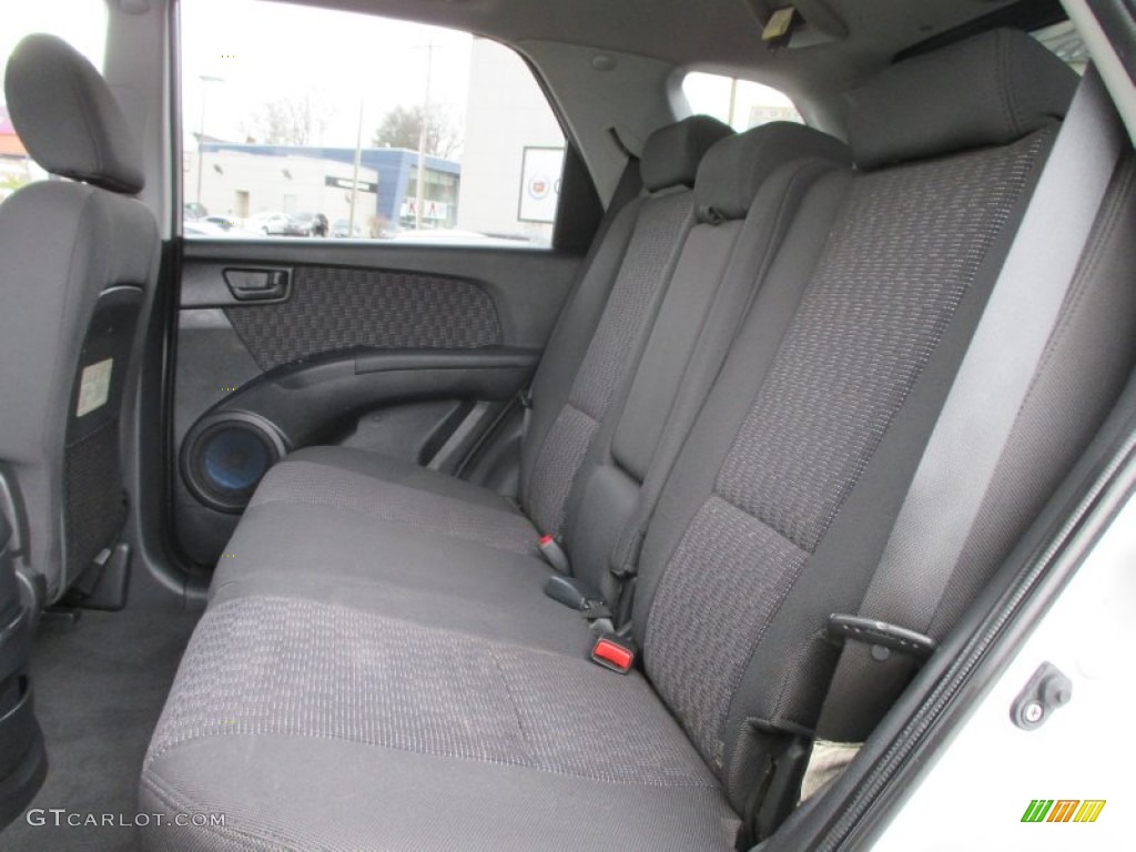 2005 Sportage LX - Satin Silver / Black photo #20