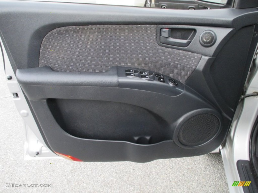 2005 Kia Sportage LX Black Door Panel Photo #91817789