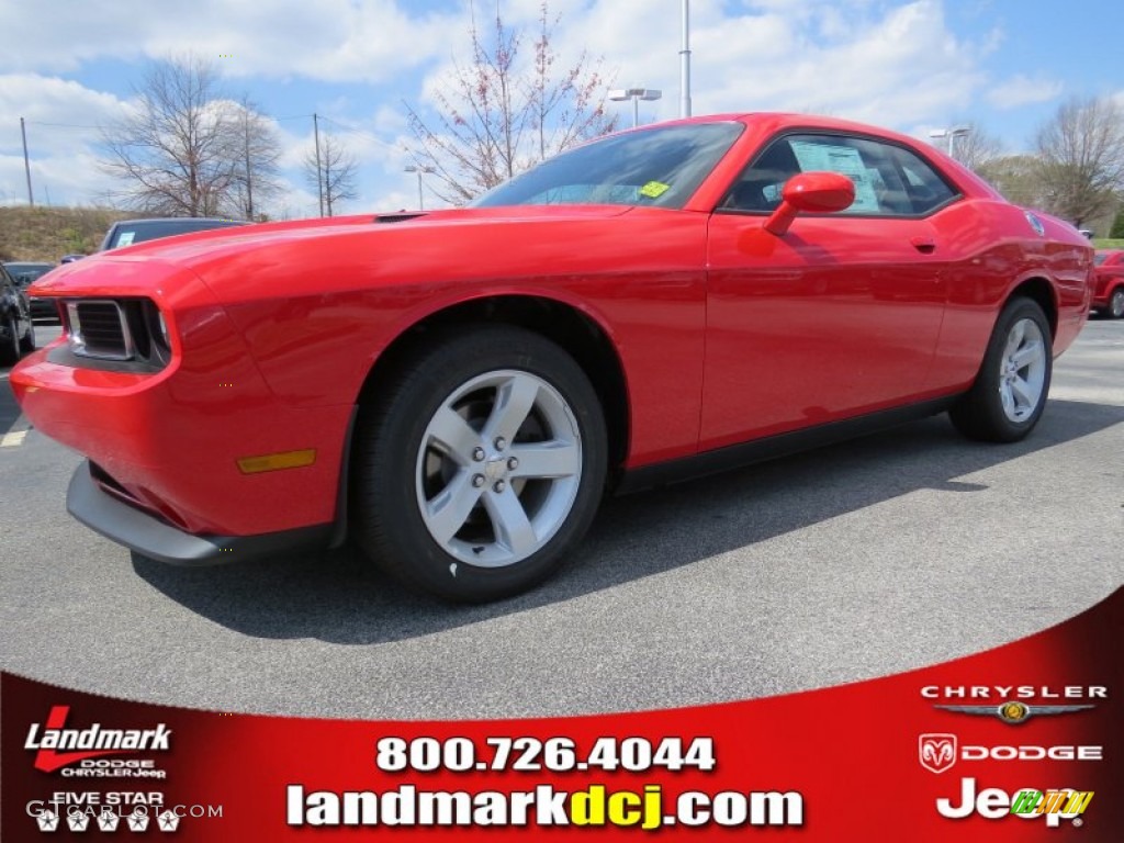 2014 Challenger SXT - TorRed / Dark Slate Gray photo #1