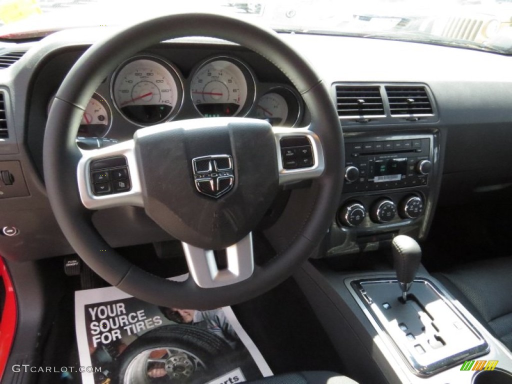 2014 Challenger SXT - TorRed / Dark Slate Gray photo #7