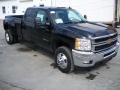 2014 Black Chevrolet Silverado 3500HD LTZ Crew Cab 4x4  photo #3