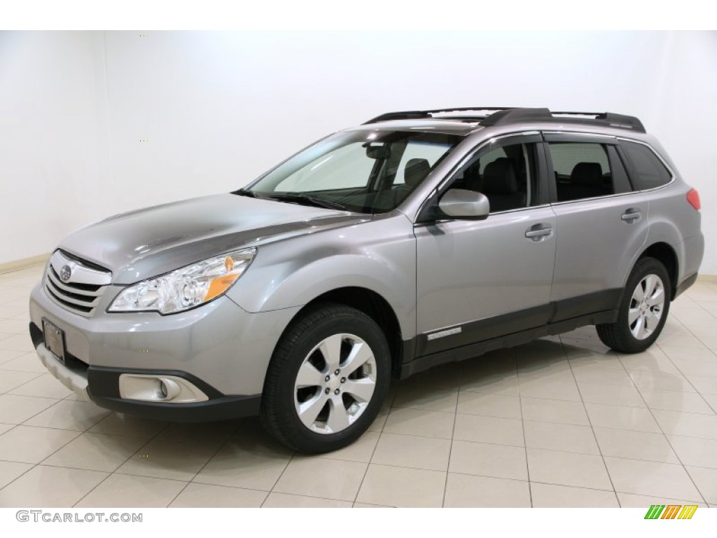 2011 Outback 2.5i Limited Wagon - Steel Silver Metallic / Off Black photo #3