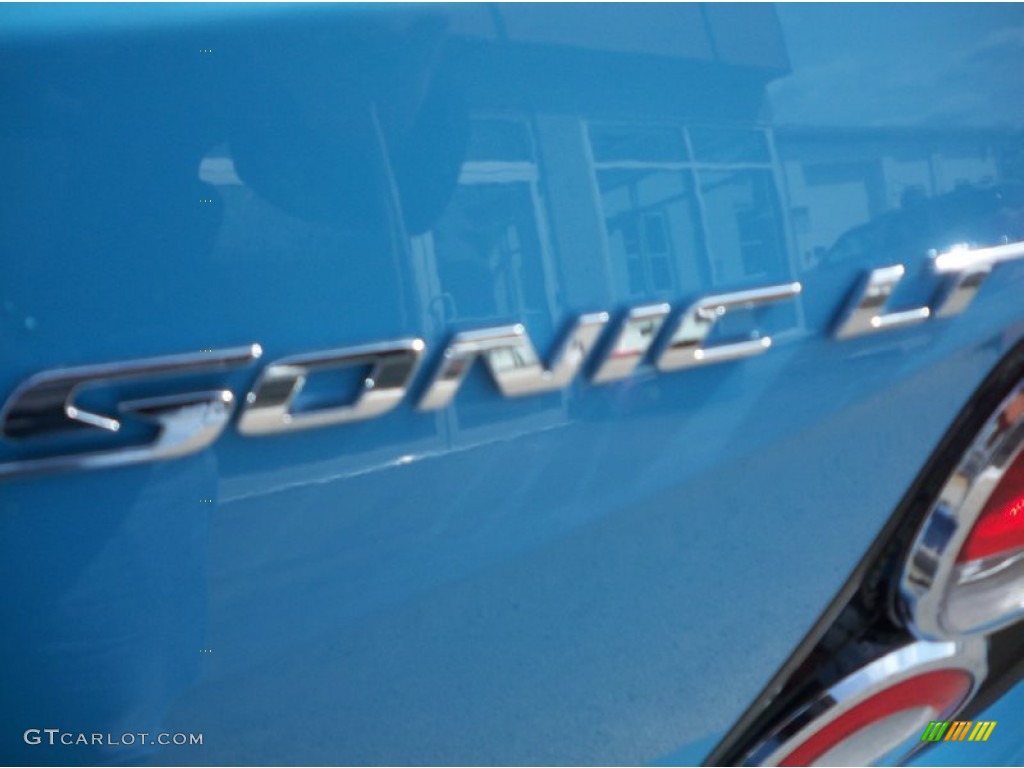 2014 Sonic LT Hatchback - Cool Blue / Jet Black/Dark Titanium photo #10