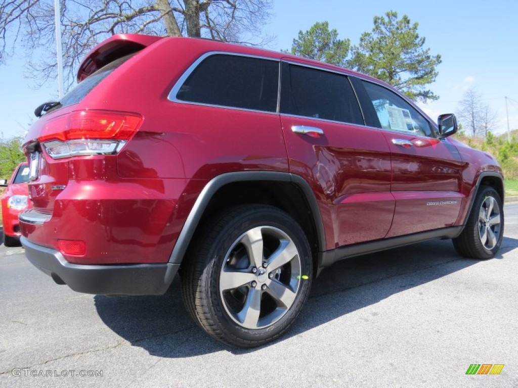 2014 Grand Cherokee Limited - Deep Cherry Red Crystal Pearl / New Zealand Black/Light Frost photo #3