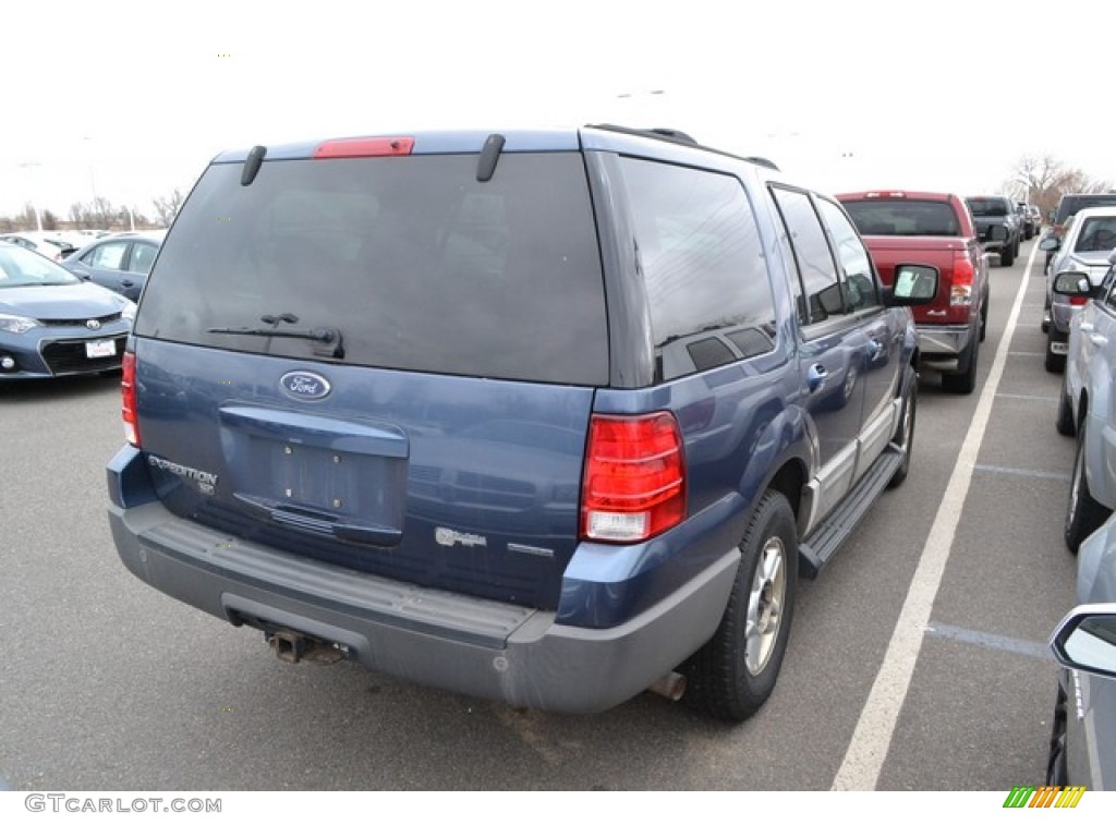 2003 Expedition XLT 4x4 - True Blue Metallic / Flint Grey photo #2