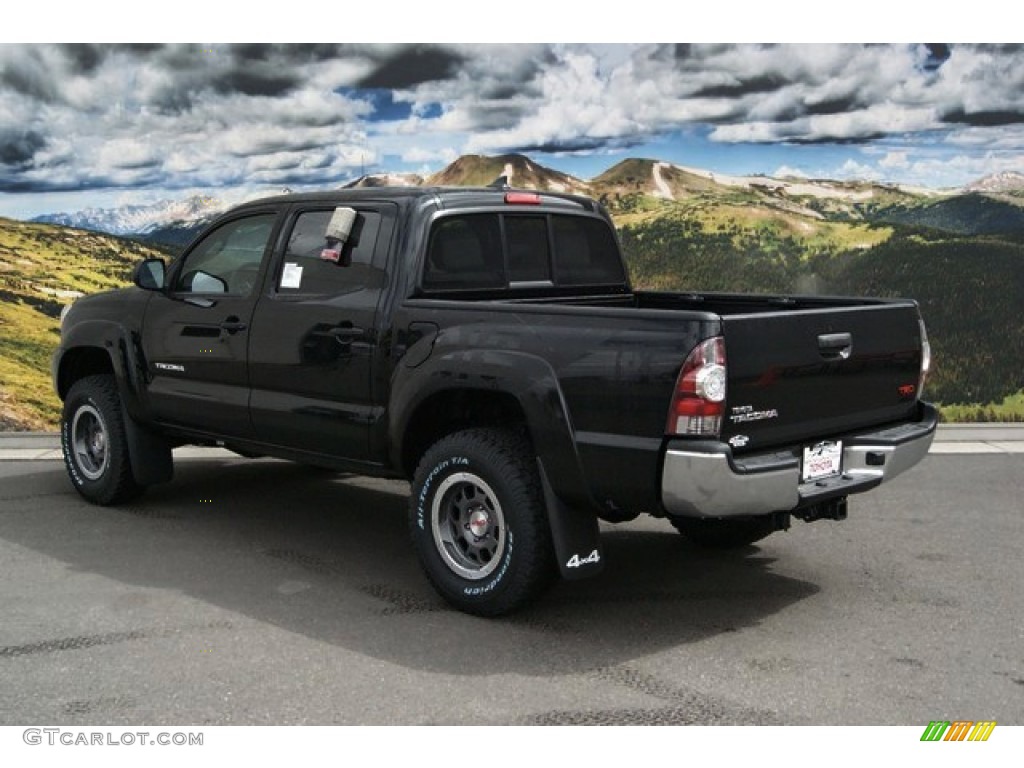 2014 Tacoma V6 TX Baja Series Double Cab 4x4 - Black / Graphite photo #3