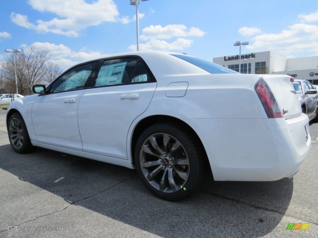 2014 300 S - Bright White / Black/Ambassador Blue photo #2
