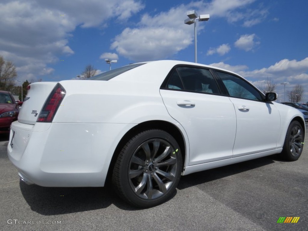 2014 300 S - Bright White / Black/Ambassador Blue photo #3