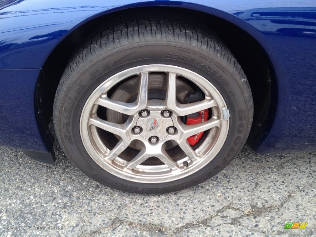 2004 Corvette Z06 - LeMans Blue Metallic / Black photo #3