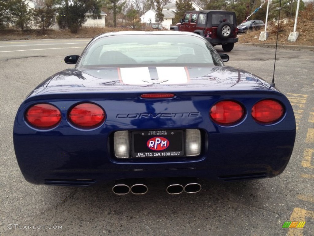 2004 Corvette Z06 - LeMans Blue Metallic / Black photo #14
