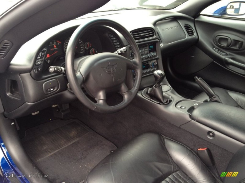 2004 Corvette Z06 - LeMans Blue Metallic / Black photo #20