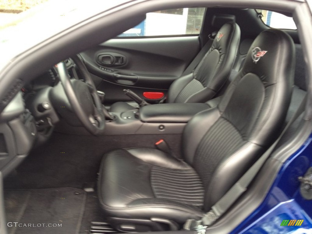 2004 Corvette Z06 - LeMans Blue Metallic / Black photo #21