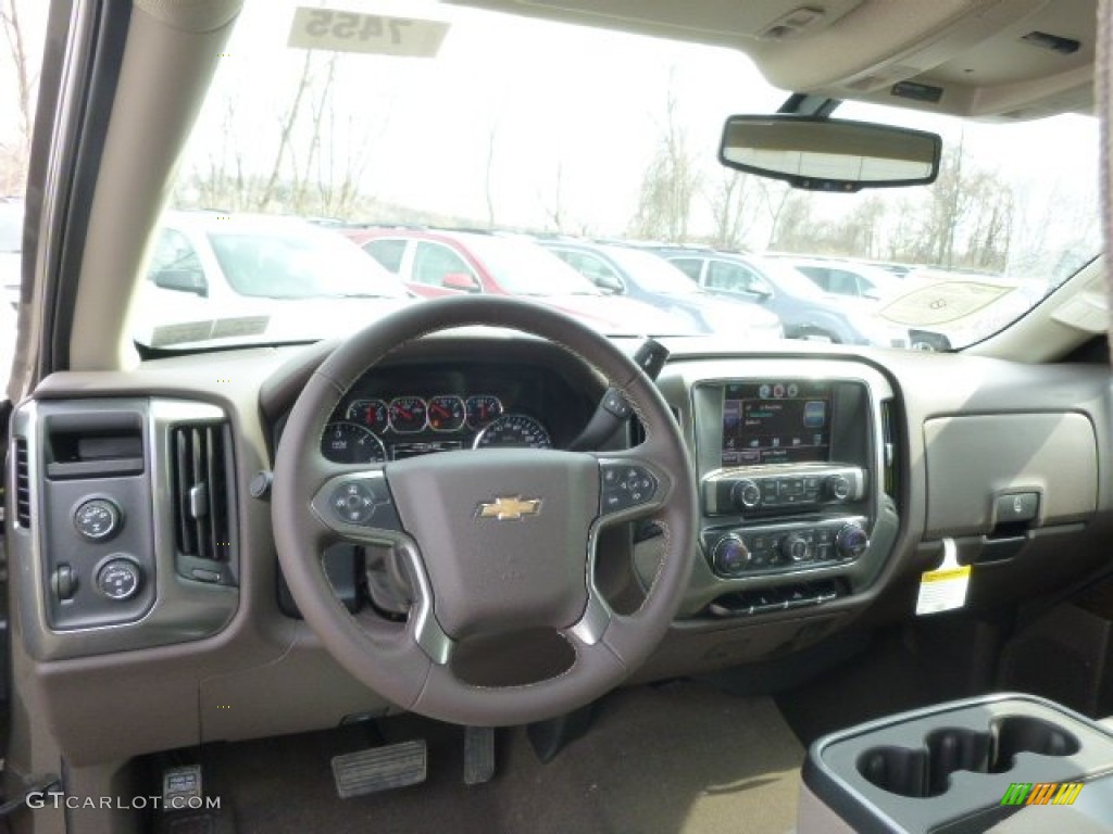 2014 Silverado 1500 LT Crew Cab 4x4 - Brownstone Metallic / Cocoa/Dune photo #12