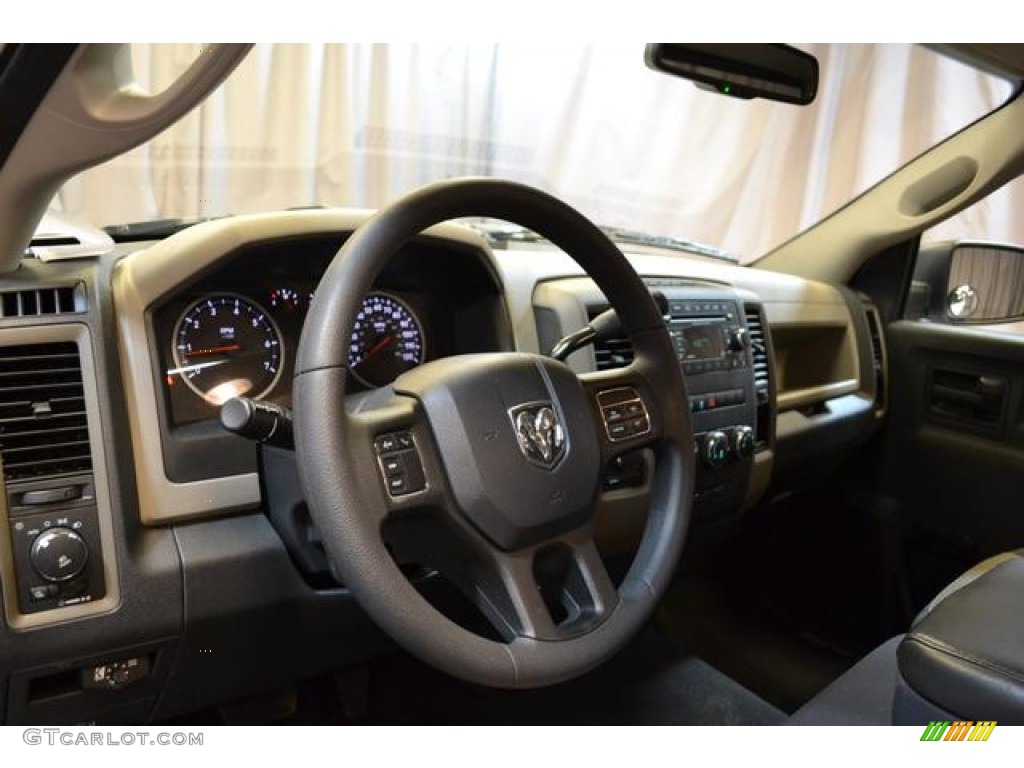 2012 Ram 1500 ST Regular Cab 4x4 - Bright White / Dark Slate Gray/Medium Graystone photo #26