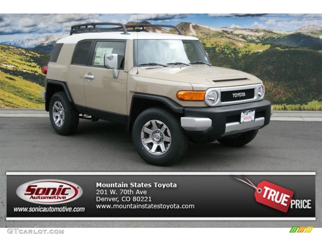 2014 FJ Cruiser 4WD - Quicksand / Dark Charcoal photo #1