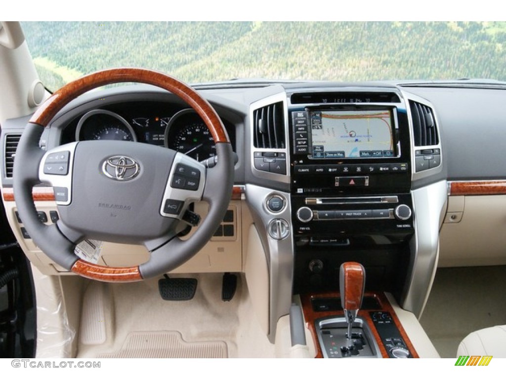 2014 Toyota Land Cruiser Standard Land Cruiser Model Sandstone Dashboard Photo #91827752