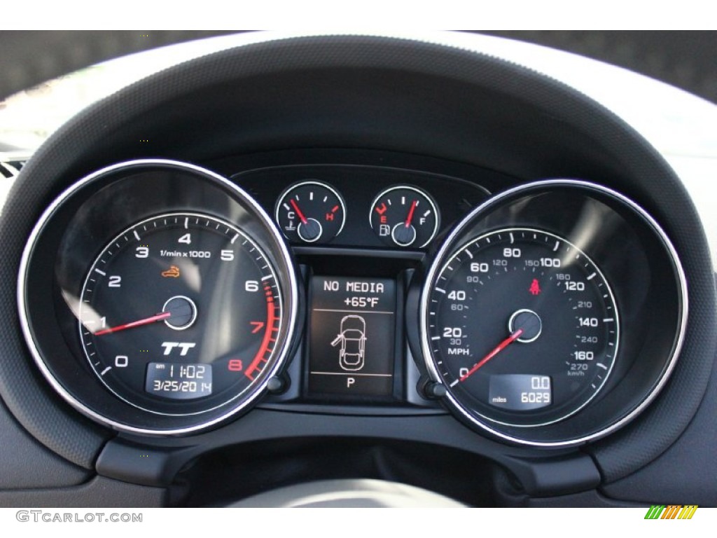 2012 Audi TT 2.0T quattro Roadster Gauges Photo #91828223