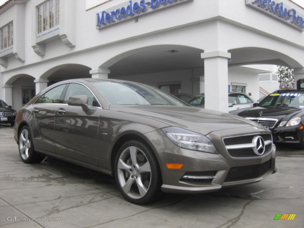 2012 CLS 550 Coupe - Cuprite Brown Metallic / Almond/Mocha photo #1