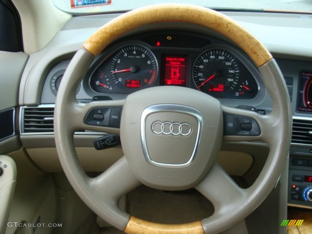 2006 A6 3.2 Sedan - Canyon Red Pearl / Beige photo #18