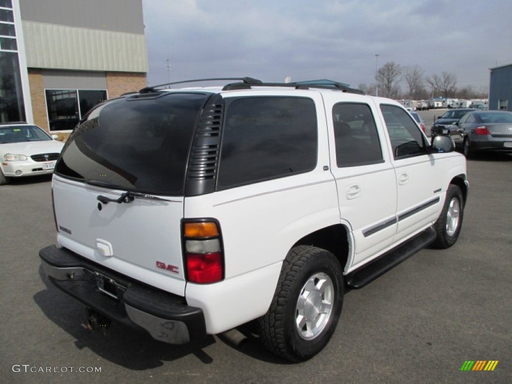 2004 Yukon SLT 4x4 - Summit White / Neutral/Shale photo #40