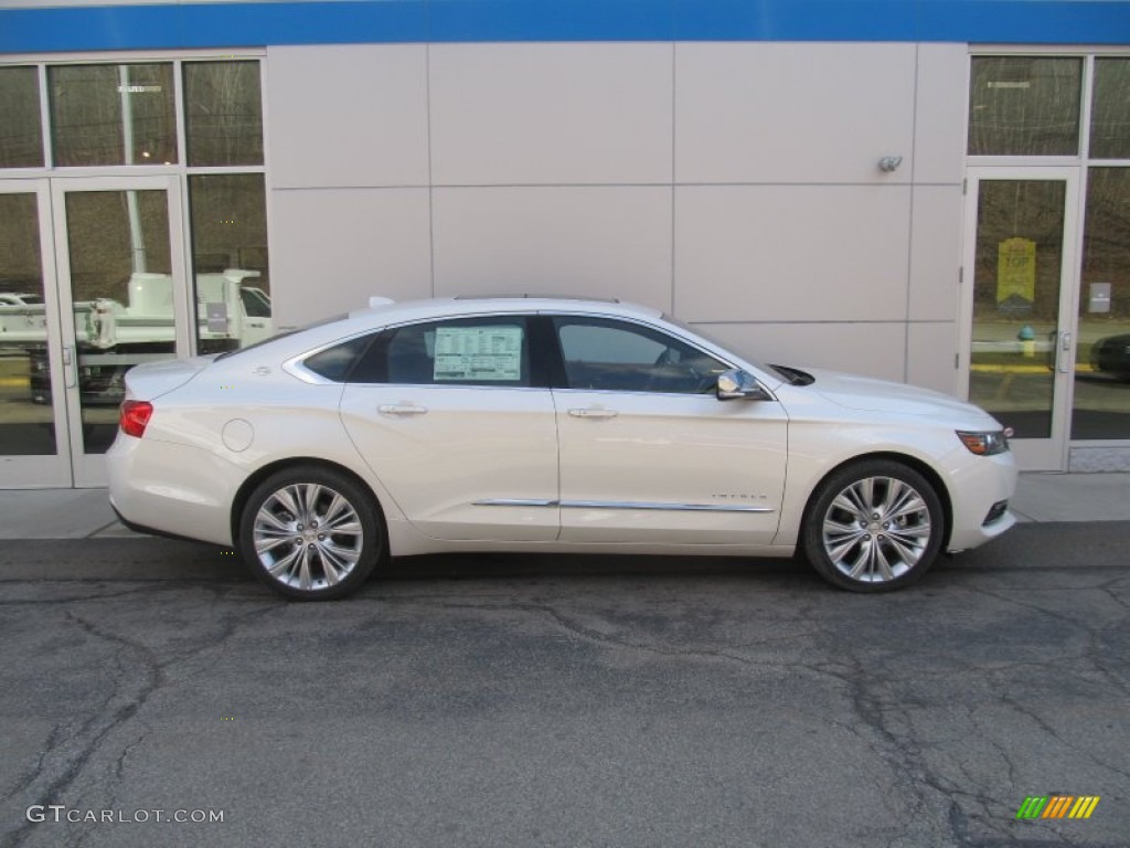 2014 Impala LTZ - White Diamond Tricoat / Jet Black/Mojave photo #2