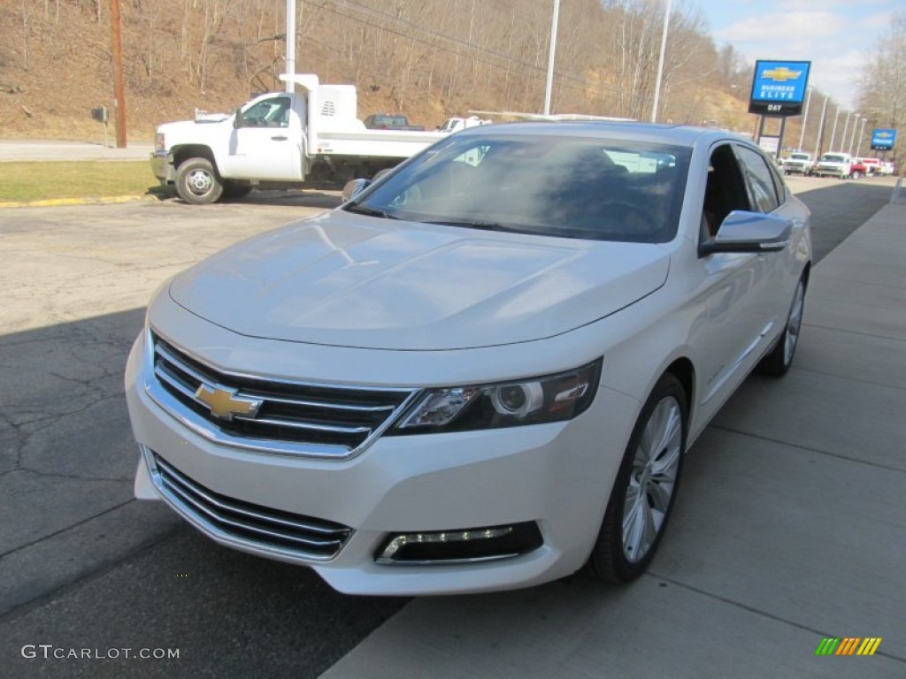2014 Impala LTZ - White Diamond Tricoat / Jet Black/Mojave photo #7