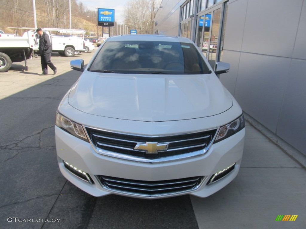 2014 Impala LTZ - White Diamond Tricoat / Jet Black/Mojave photo #8