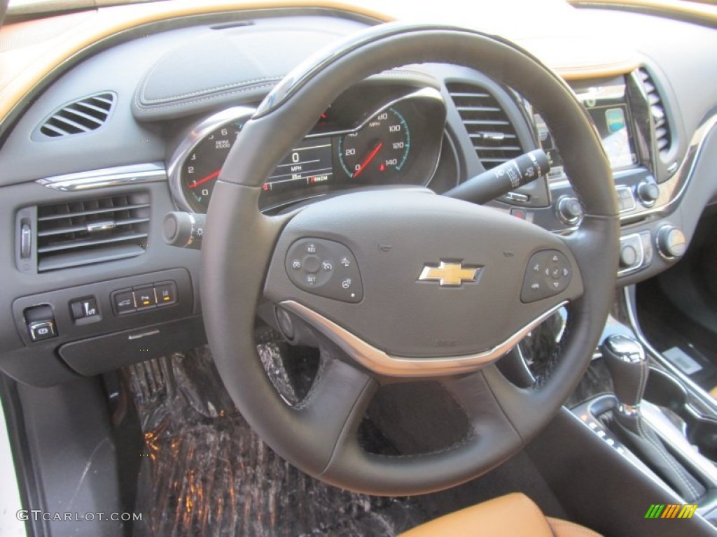2014 Impala LTZ - White Diamond Tricoat / Jet Black/Mojave photo #14
