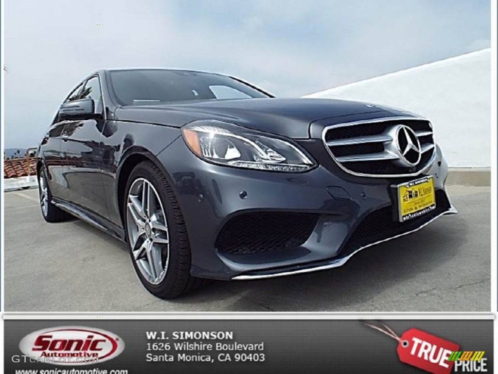 2014 E 350 Sport Sedan - Steel Gray Metallic / Black photo #1
