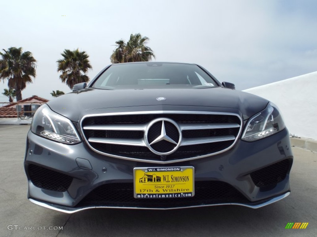 2014 E 350 Sport Sedan - Steel Gray Metallic / Black photo #2