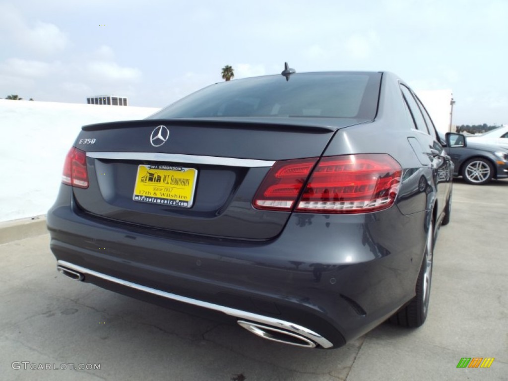 2014 E 350 Sport Sedan - Steel Gray Metallic / Black photo #4