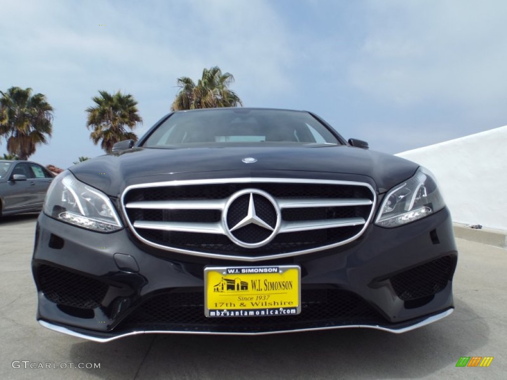 2014 E 350 Sport Sedan - Black / Black photo #2