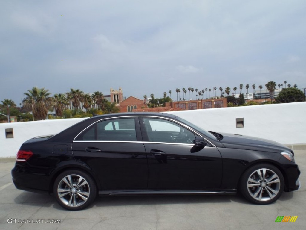 2014 E 350 Sport Sedan - Black / Black photo #3