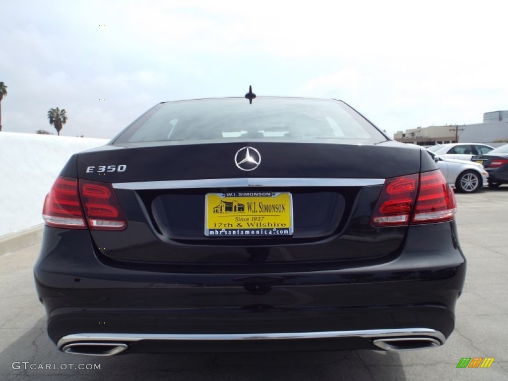 2014 E 350 Sport Sedan - Black / Black photo #5