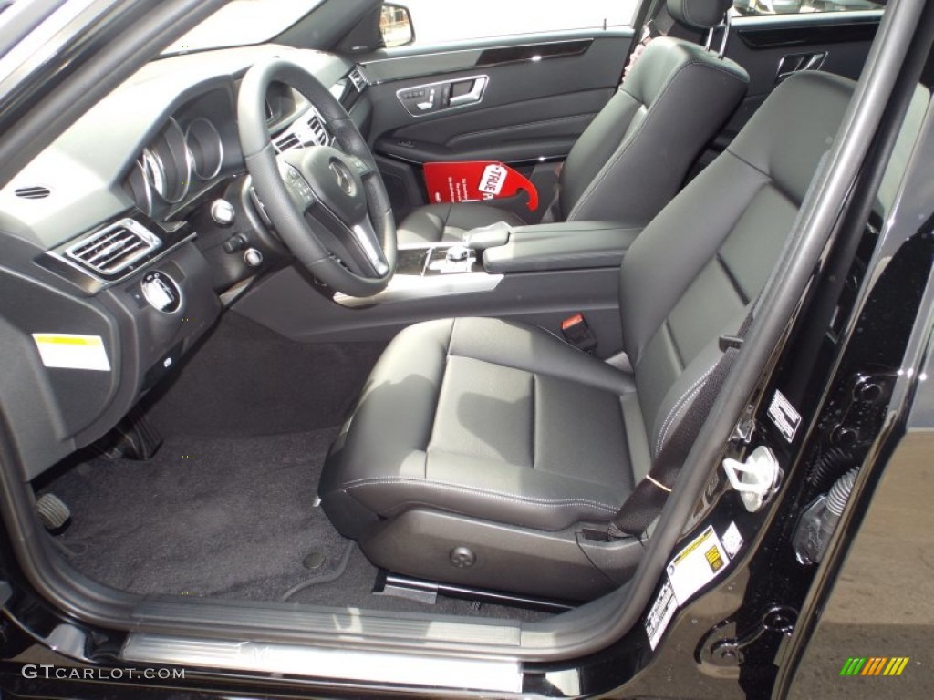 2014 E 350 Sport Sedan - Black / Black photo #7
