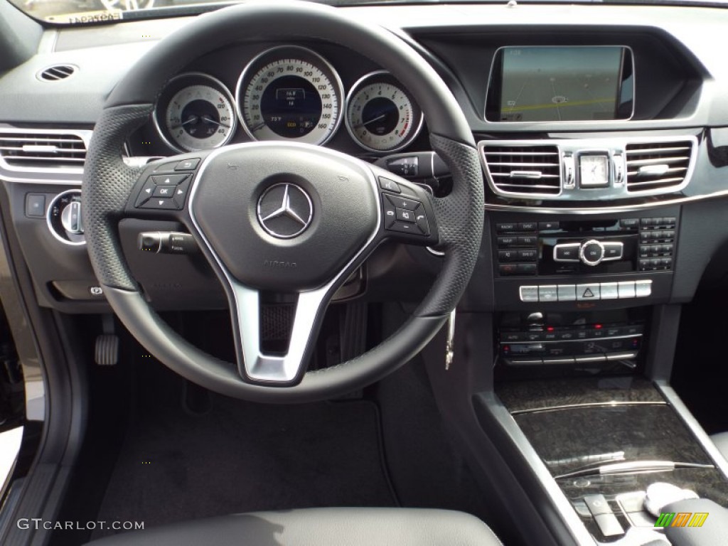 2014 E 350 Sport Sedan - Black / Black photo #9