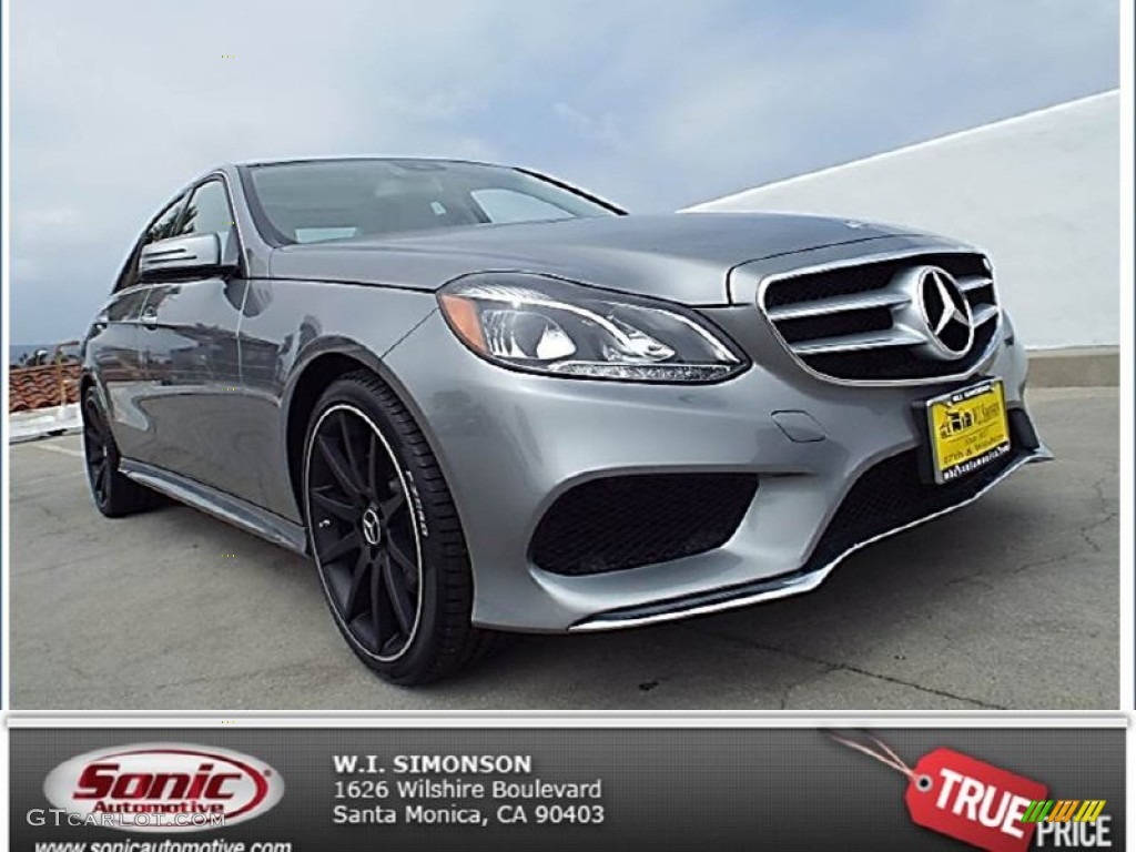 2014 E 350 Sport Sedan - Paladium Silver Metallic / Gray/Dark Gray photo #1