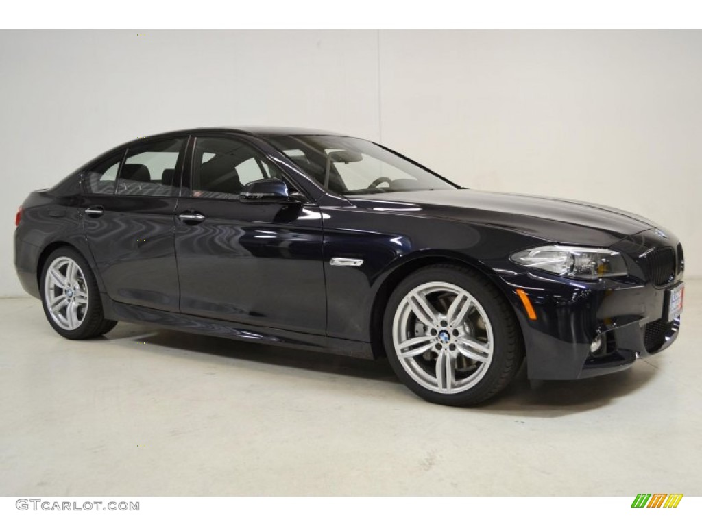 Carbon Black Metallic 2014 BMW 5 Series 535i Sedan Exterior Photo #91831631