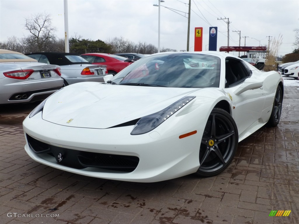 Bianco Avus (White) 2013 Ferrari 458 Spider Exterior Photo #91831673