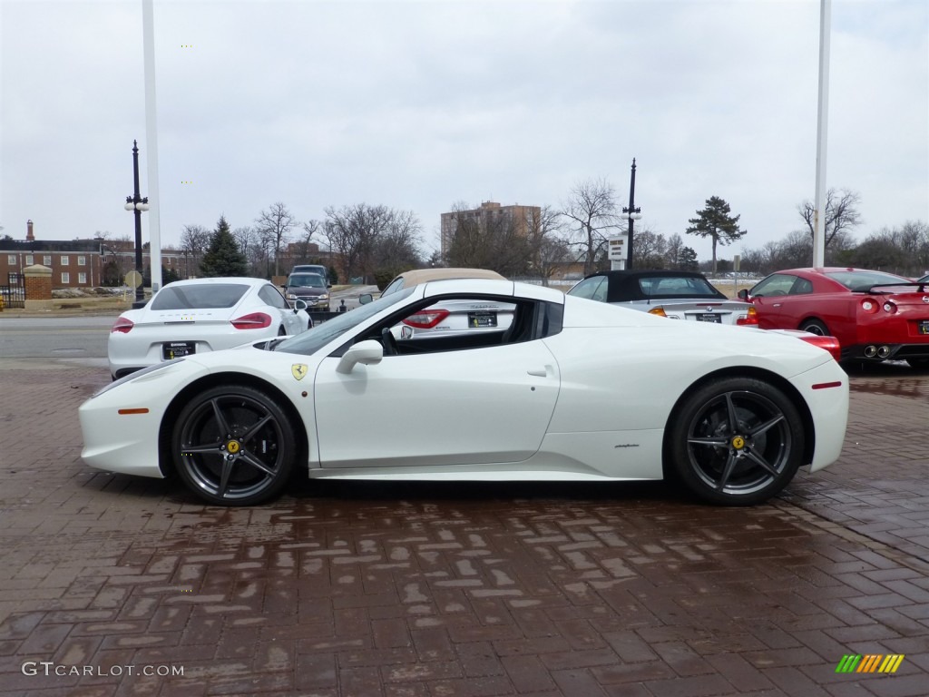 Bianco Avus (White) 2013 Ferrari 458 Spider Exterior Photo #91831700