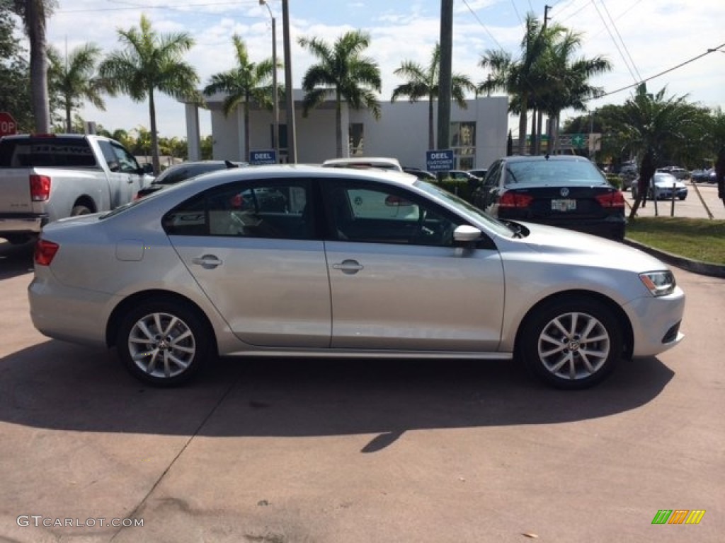 2011 Jetta SE Sedan - Reflex Silver Metallic / Titan Black photo #6