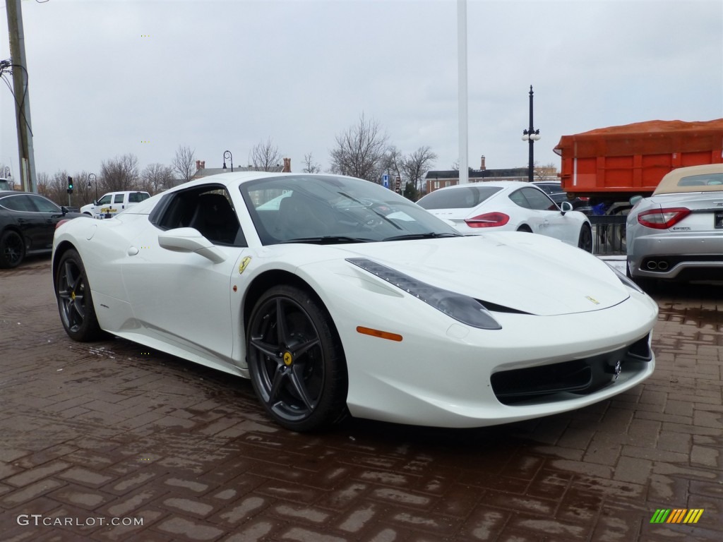 Bianco Avus (White) 2013 Ferrari 458 Spider Exterior Photo #91831815