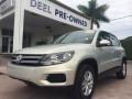 2012 White Gold Metallic Volkswagen Tiguan S  photo #1