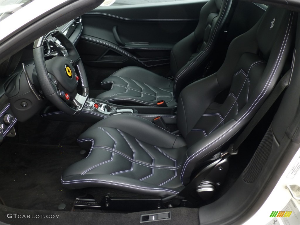 Nero Interior 2013 Ferrari 458 Spider Photo #91831937