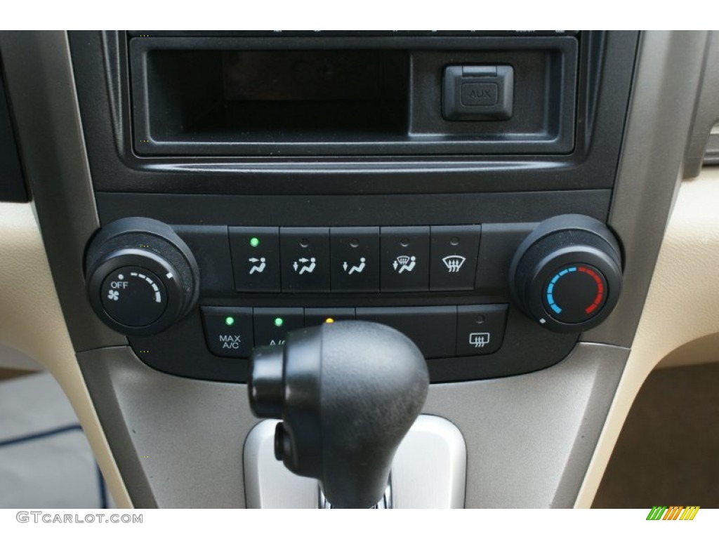 2009 CR-V LX - Crystal Black Pearl / Ivory photo #28